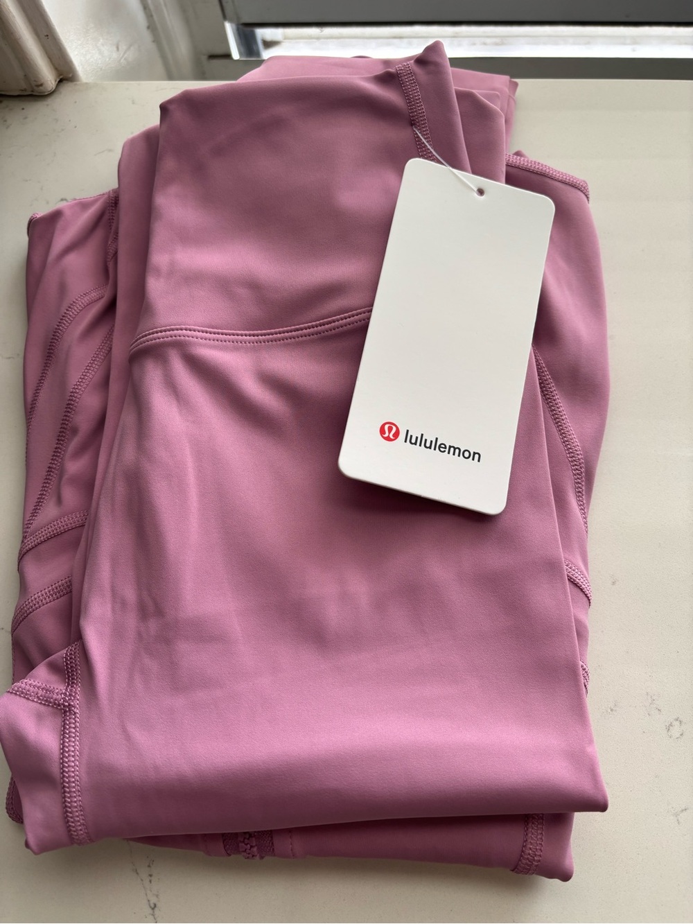 lululemon athletica Mauve Pink Zip Jacket & Leggings Set - Picture 4 of 4